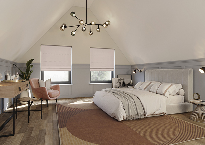 Norleigh, Blush - Twist&Fit Roman Blind - Image 7